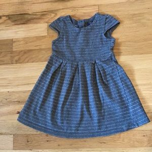 Gap soft jersey cotton pintucked pleated dress 3T LIKE NEW